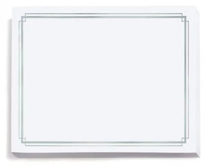 PaperDirect Foil Elegance Specialty Certificates, 50 Sheets of 38lb White Pap... - Picture 1 of 3