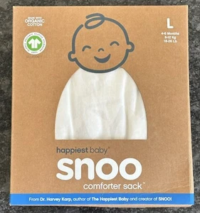 Happiest Baby Snoo Bettdeckensack - Größe LARGE - 4-6 Monate - 2,0 TOG - weiß - Bild 1 von 2