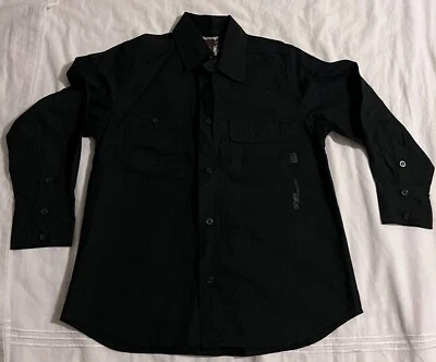 Catimini Boys Black Button-Up Shirt Size 6Y - Winter Season Original Design - Image 1 of 4