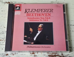NM Beethoven - Symphonies Nos. 5 & 8 (1985) EMI – CDC 7 47187 2 CD Japan - Picture 1 of 3