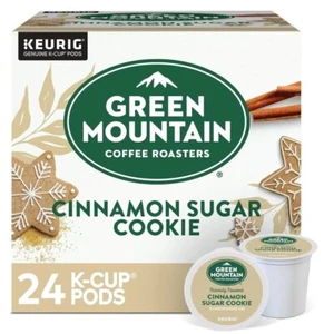 Keurig Green Mountain Cinnamon Sugar Cookie 24 K-cup pods Coffee Roasters - Picture 1 of 1