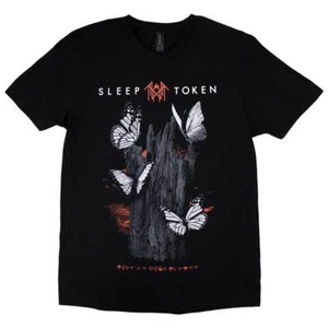 Camiseta Sleep Token Butterflies Rock Band Nueva Negra Oficial - Imagen 1 de 4