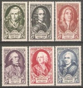 France - 1949 National Relief Fund Sg1081/6 MNH ( Cat.£39.00p ) - Picture 1 of 1