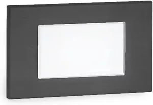 WAC Landscape Lighting LED 12V Diffused Step/Wall Amber 1800K, Black - 4071-AMBK - Picture 1 of 3