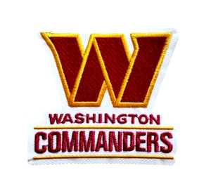 Washington Commanders NFL Football Team Logo zum Aufbügeln Aufnäher Patch USA - Picture 1 of 3