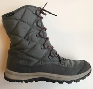 KEEN Terradora Waterproof Lace-Up Tall Winter Snow Boots Grey Women's Size 10 - Picture 1 of 20