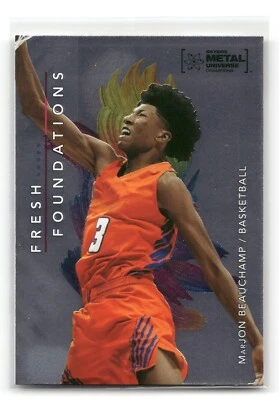 2022 Skybox Metal Universe Champions Fresh Foundations MarJon Beauchamp #15 - Image 1 of 2