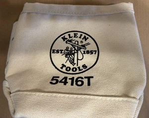 KLEIN TOOLS Multi Purpose Heavy Duty Canvas Nail/Hand Tool Belt Pouch Bag 5416T - Picture 1 of 4
