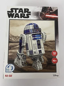 Star Wars R2-D2 / 4D Model Kit 192 Pcs Cardstock Disney 51308 Ages 10+ NIB - Picture 1 of 7