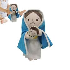 Religious Christ Virgin Mary Holding Baby Cartoon Guardian Doll