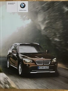 BORDMAPPE BMW X 1 E84 2010 Bedienungsanleitung Deutsch - Bild 1 von 8