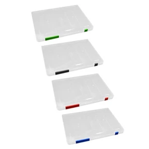4 Pcs Ordner-Aufbewahrungsbox Büro Dokumentenkoffer Ordnerhalter - Bild 1 von 12