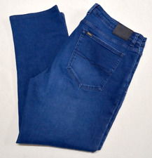 Riders By Lee Men's Dark Blue Slim Fit Stretchy Denim Jeans Size W: 42, L: 86
