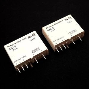 Lot Of 2 Potter & Brumfield IDC5 Solid State Relay, In 3.3-32VDC, Out 50mA 30VDC - Picture 1 of 4