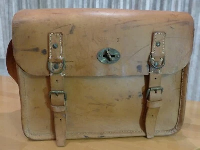 Borsa vero cuoio - Tecnico giuntista Sip Telecom - Vintage da Collezione - Immagine 1 di 4