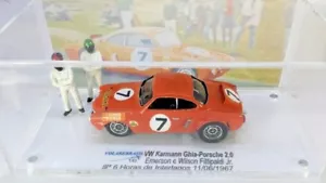 VW VOLKSWAGEN KARMANN GHIA PORSCHE FITTIPALDI 1967 MINIATURE VOLAREBRASIL 1/43 - Picture 1 of 11