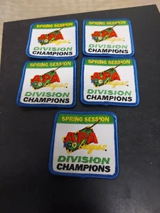 (5) APA Pool Leagues Spring Session Division Champions Patch Billiards - Picture 1 of 6