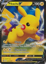 Pikachu V SWSH061 SWSH: Sword & Shield Promo Cards Holo