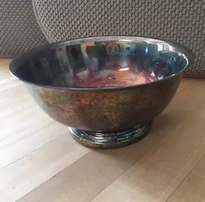 Gorham Silver Plated Pedestal Bowl Vintage EP YC77 - Picture 1 of 10