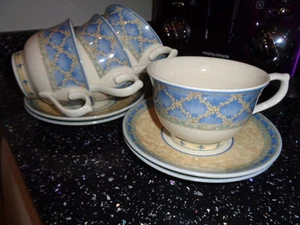 CHURCHILL PORTS OF CALL PRAGUE  CUPS AND SAUCERS X 4 - Picture 1 of 1