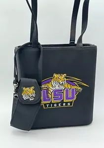 Louisiana State University Tigers LSU Vtg NCAA Fashion Shoulder Purse Bag Case - Picture 1 of 14