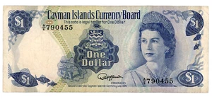 Cayman Islands ... P-5e ... 1 Dollars ... L.1974 (1985) ... *F+*🤩 - Picture 1 of 2