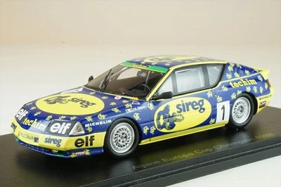 Spark 1/43 Alpine V6 Turbo #1 Renault Elf Turbo 1988 Campione di Coppa Europa... - Immagine 1 di 2