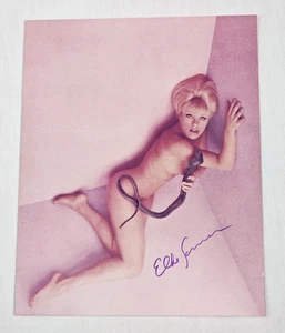 RARE Elke Sommer hand SIGNED 8x10" Promo Photo Vintage Autographed - Picture 1 of 9
