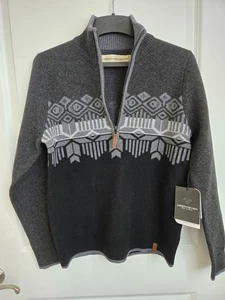Obermeyer Brady 1/2 Zip Sweater Small Gray NWT - Picture 1 of 4