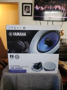 Yamaha NSIC800 2-Way White RMS Speakers - Pair (NEW) - Picture 1 of 3