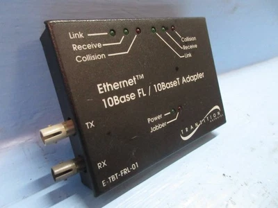 Transition Networks E-TBT-FRL-01 Ethernet 10-Base FL / 10-Base T Adapter - Image 1 of 4