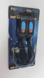 1 Pair BNC to RJ45 Video Balun with Power Connector TVI/CVI/AHD/1080P/720P/960H - Picture 1 of 5