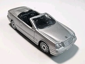 Maisto Silver Mercedes Benz CLK Cabrio Convertible 1/64 Diecast/Plastic - Picture 1 of 10