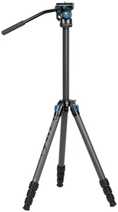 SIRUI ST124+VA5 Carbon Fiber Tripod with VA-5 Fluid Video Head 26.4lb Load - Picture 1 of 5
