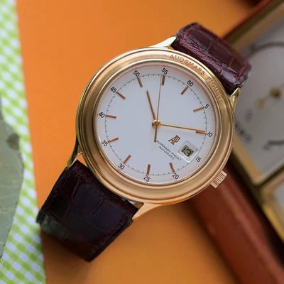 Audemars Piguet Huitieme 18k Rose Gold 40mm Automatic 1980s - Image 1 of 4