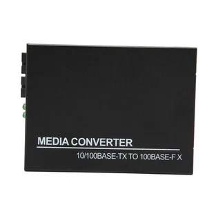 Media Converter Fiber To Ethernet Converter 10M 100M RJ45 Port To 100Base Mul FY - Afbeelding 1 van 31