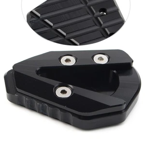 For 2017-2021 Yamaha YZFR6 Black Kickstand Foot Support Side Pad Enlarge Plate - Foto 1 di 10