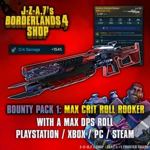 Borderlands 4✨ MAX CRI ROOKER SNIPER BOUNTY DLC GEAR, ARMA BL4 ✅PC-PS-XBOX✨ - Foto 1 di 2