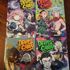 Devil's Candy Manga Book Lot Vol 1-4 Complete Set Rem Bikkuri English 1 2 3 4 - Picture 1 of 12