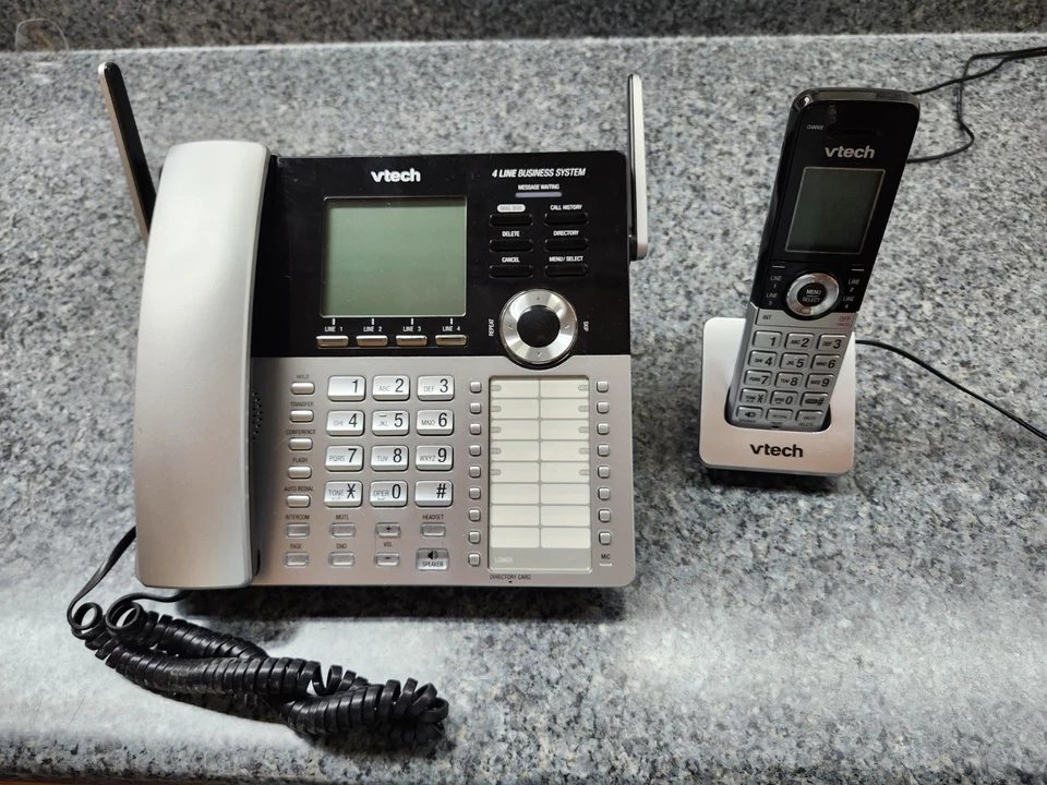 Vtech 4 Line Business Phone System CM18445 - Power Tested - Expandable System - Image 1 of 1