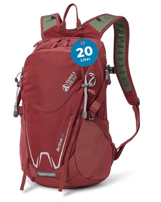 ® Premium Wanderrucksack 20L ACTIVE 20 Damen Herren  Erwachsene klein rot - T... - Bild 1 von 4