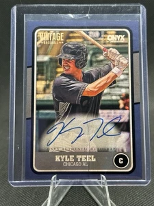 KYLE TEEL 2025 Onyx Vintage /25 Auto (B81) A1 White Sox Rookie Prospect On Card - Picture 1 of 2