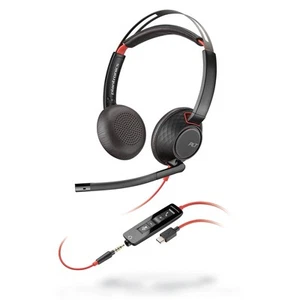 Casque filaire Blackwire 5220 - Micro boom flexible antibruit - - Photo 1/5
