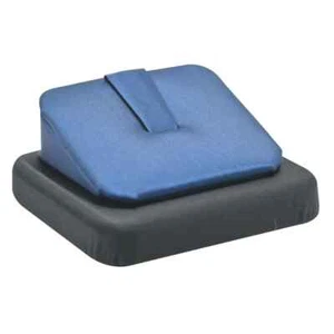 Black & Blue Leatherette Jewelry Ring Clip Display Stand - Holds 1 Ring - Picture 1 of 4
