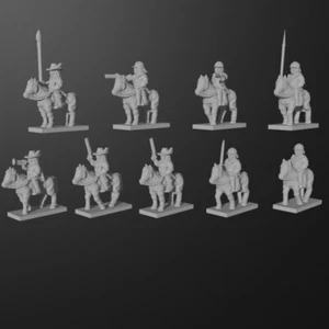 24x 15mm/1:100th Pike & Shotte English Cavalry (ECW) - Bild 1 von 2