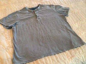 George Men’s Henley Shirt Size XL Blue Mm - Picture 1 of 4