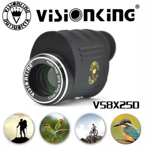 Visionking Portable Monocular Close Focus 8x25 BAK4 Prism Telescope - Picture 1 of 7