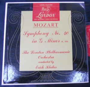 ERICH KLEIBER THE LONDON PHILHARMONIC ORCHESTRA MOZART SYMPHONY N°40 G-MOLL 10" - Bild 1 von 5