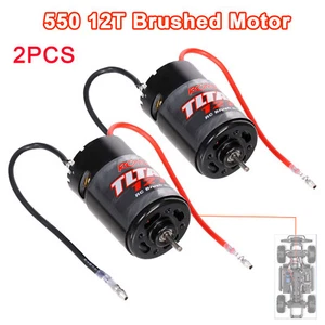 2PCS RC 550 12T Brushed Motors Replacement for 1/10 Remote Control RC Car K8J0 - Picture 1 of 13