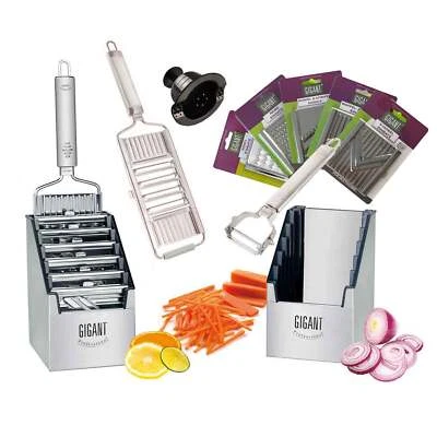 GIGANT Multihobel  schneller 4 fach Gemüsehobel zusätzliche Einsätze Varianten - Bild 1 von 4